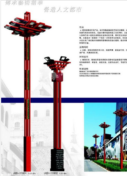 成都市8米太阳能农村用灯中国结太阳能路灯 - 方案